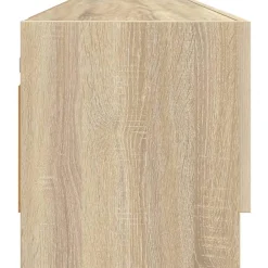 vidaXL Kledingkast 100x50x200 cm bewerkt hout sonoma eikenkleurig