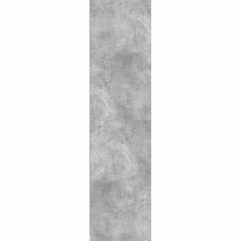 vidaXL Kledingkast 100x50x200 cm bewerkt hout betongrijs