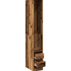 vidaXL Kledingkast 30x50x200 cm bewerkt hout oud hout