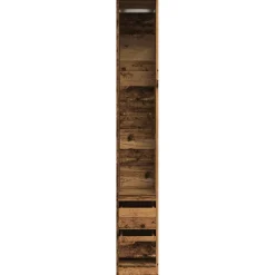 vidaXL Kledingkast 30x50x200 cm bewerkt hout oud hout