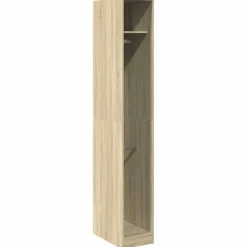 vidaXL Kledingkast 30x50x200 cm bewerkt hout sonoma eikenkleurig