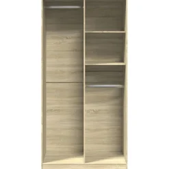 vidaXL Kledingkast 82,5x51,5x180 cm bewerkt hout wit