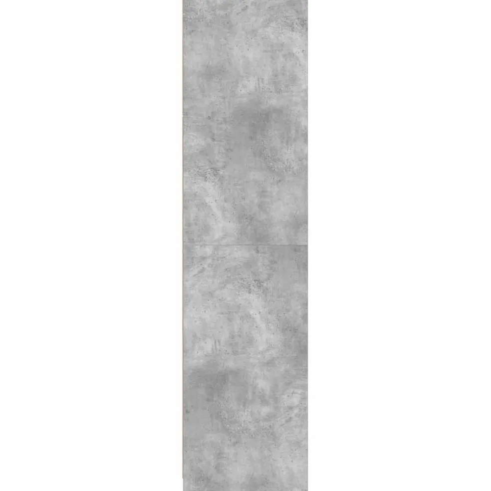 vidaXL Kledingkast 100x50x200 cm bewerkt hout betongrijs