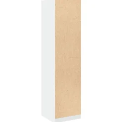 vidaXL Kledingkast 100x50x200 cm bewerkt hout wit