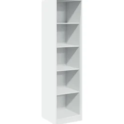 vidaXL Kledingkast 100x50x200 cm bewerkt hout wit