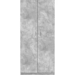 vidaXL Kledingkast 90x52x200 cm bewerkt hout betongrijs