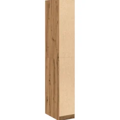 vidaXL Kledingkast 100x32,5x35 cm bewerkt hout gerookt eikenkleurig