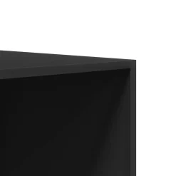 vidaXL Kledingkast 100x50x200 cm bewerkt hout zwart