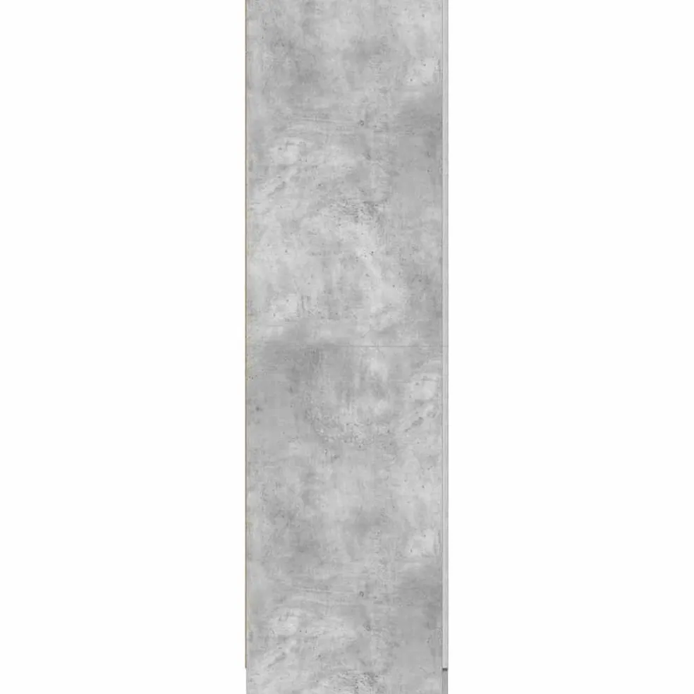 vidaXL Kledingkast 80x52x180 cm bewerkt hout betongrijs