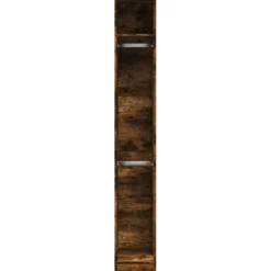 vidaXL Kledingkast 30x50x200 cm bewerkt hout gerookt eikenkleurig