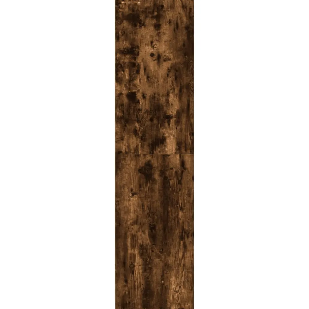 vidaXL Kledingkast 30x50x200 cm bewerkt hout gerookt eikenkleurig