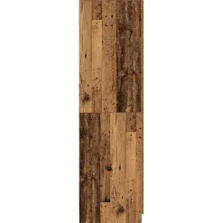 vidaXL Kledingkast 90x52x200 cm bewerkt hout oud houtkleurig