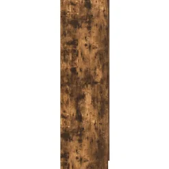 vidaXL Kledingkast 82,5x51,5x180 cm bewerkt hout gerookt eikenkleurig