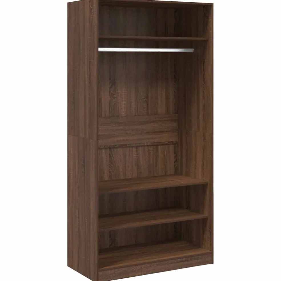 vidaXL Kledingkast 30x50x200 cm bewerkt hout oud hout