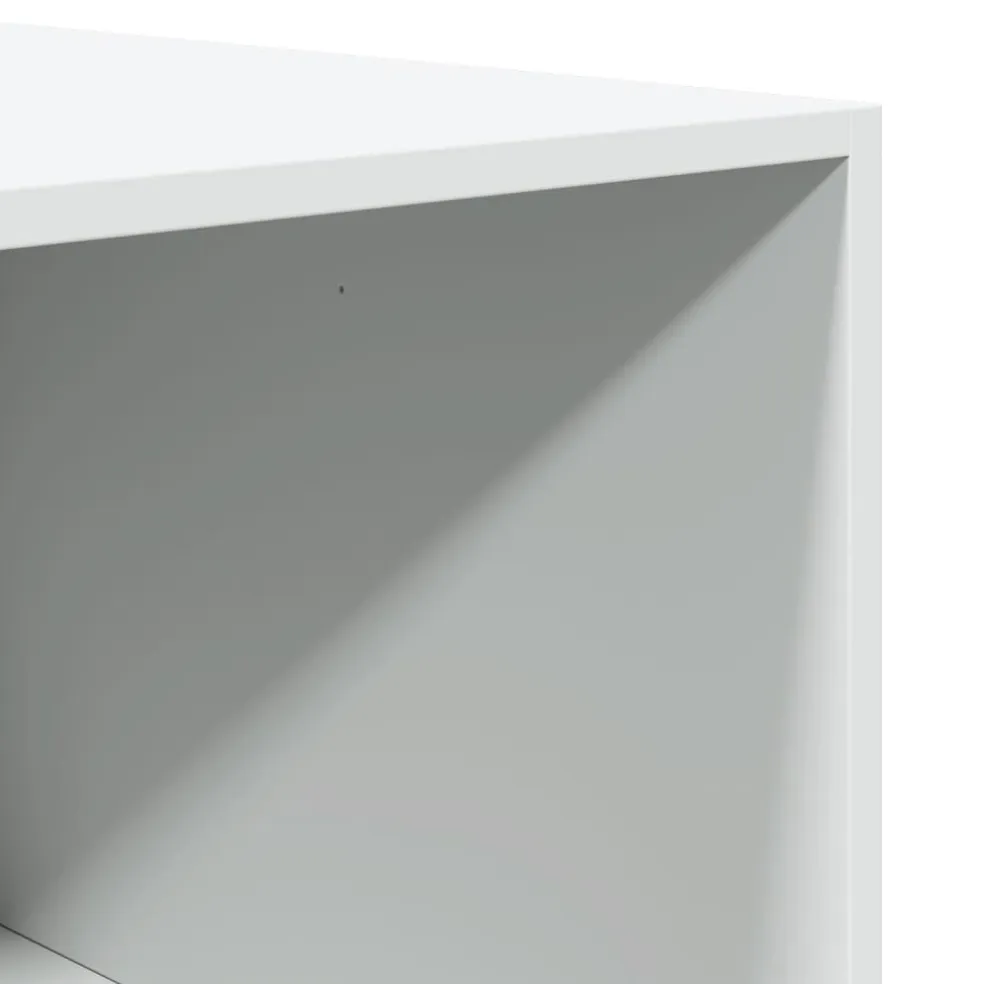 vidaXL Kledingkast 100x50x200 cm bewerkt hout wit