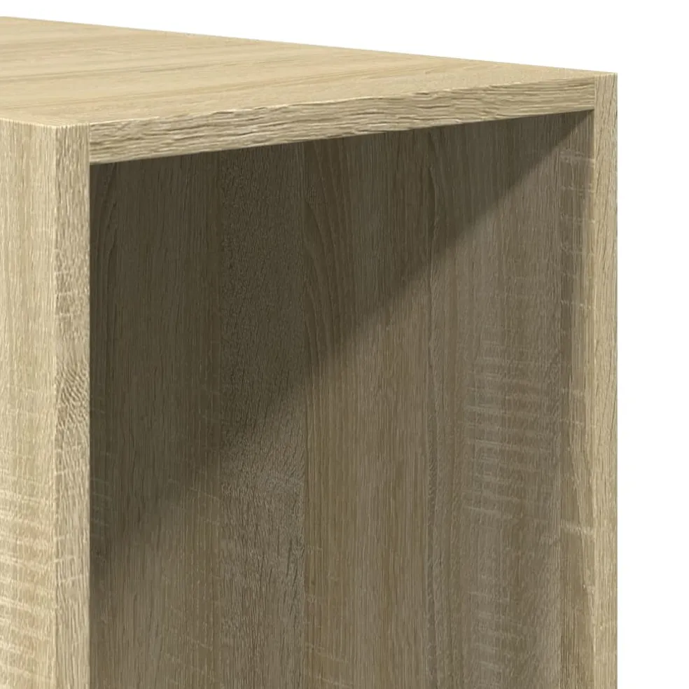 vidaXL Kledingkast 30x50x200 cm bewerkt hout sonoma eikenkleurig