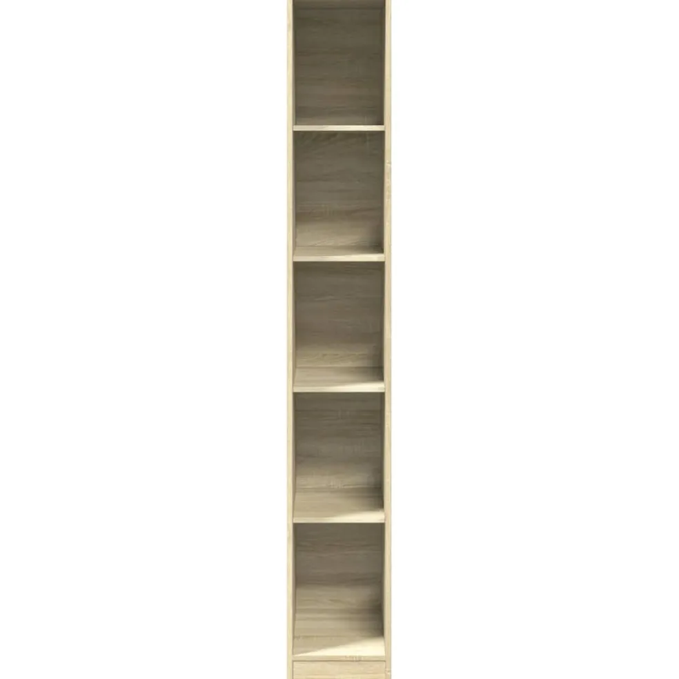 vidaXL Kledingkast 30x50x200 cm bewerkt hout sonoma eikenkleurig