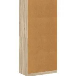 vidaXL Kledingkast 90x52x200 cm bewerkt hout sonoma eikenkleurig
