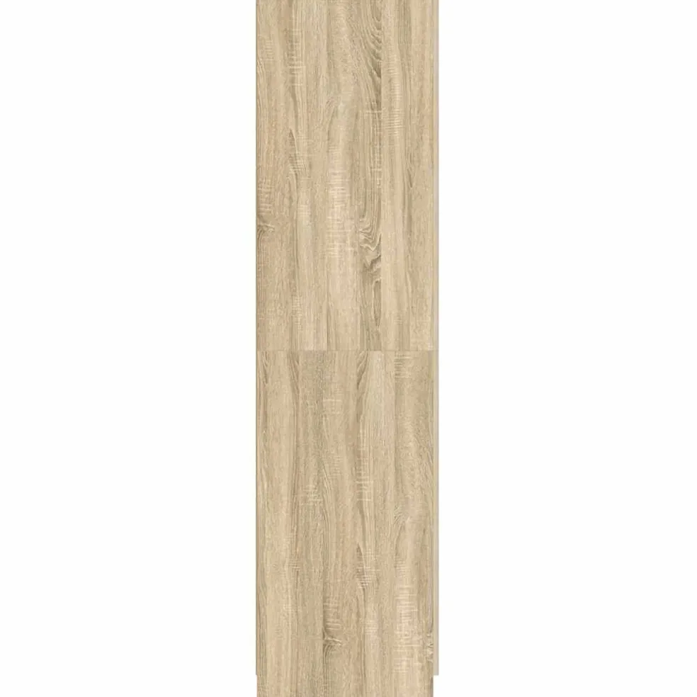 vidaXL Kledingkast 90x52x200 cm bewerkt hout sonoma eikenkleurig