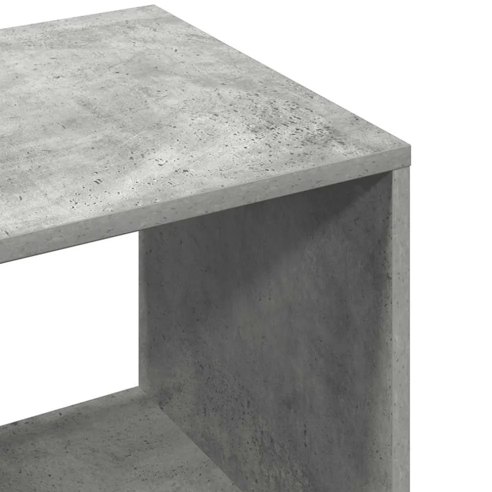 vidaXL Kledingkast 80x40x110 cm bewerkt hout betongrijs