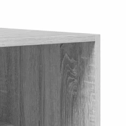 vidaXL Kledingkast 100x50x200 cm bewerkt hout grijs sonoma eikenkleur
