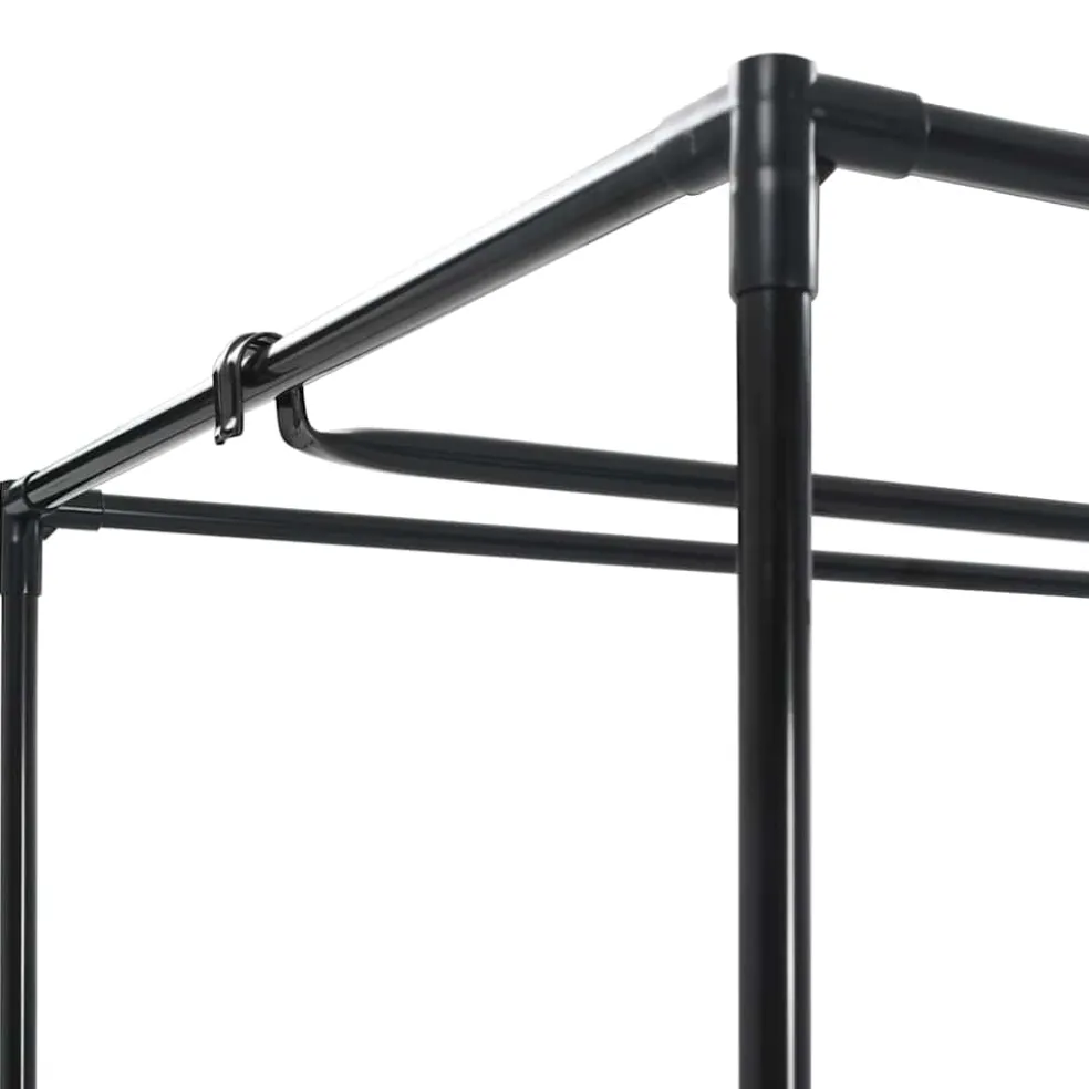 vidaXL Kledingkast 75x50x160 cm bruin