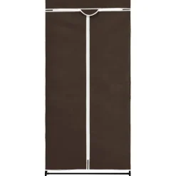 vidaXL Kledingkast 75x50x160 cm bruin