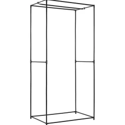 vidaXL Kledingkast 75x50x160 cm grijs