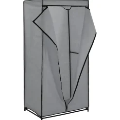vidaXL Kledingkast 75x50x160 cm grijs