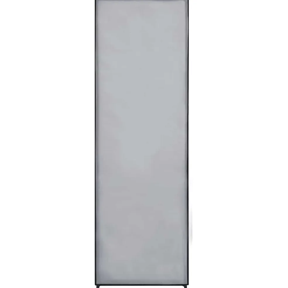 vidaXL Kledingkast 87x49x159 cm stof grijs