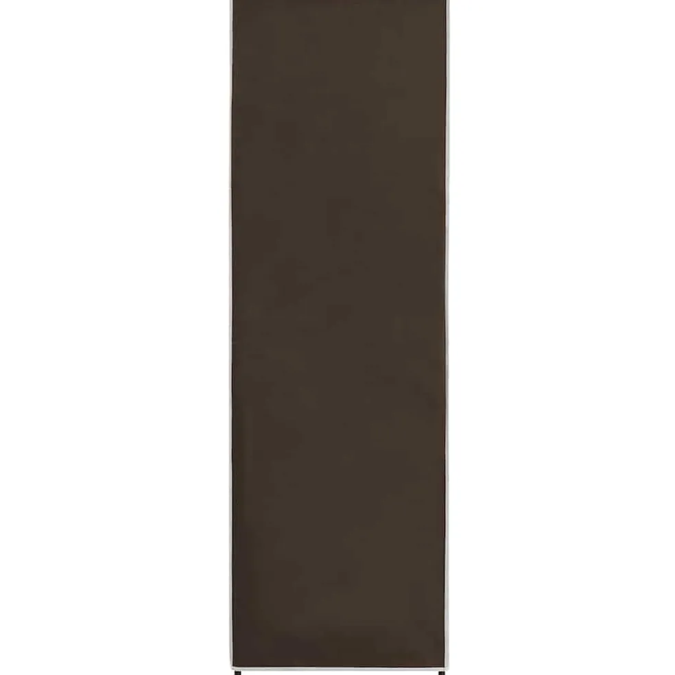 vidaXL Kledingkast 87x49x159 cm stof bruin
