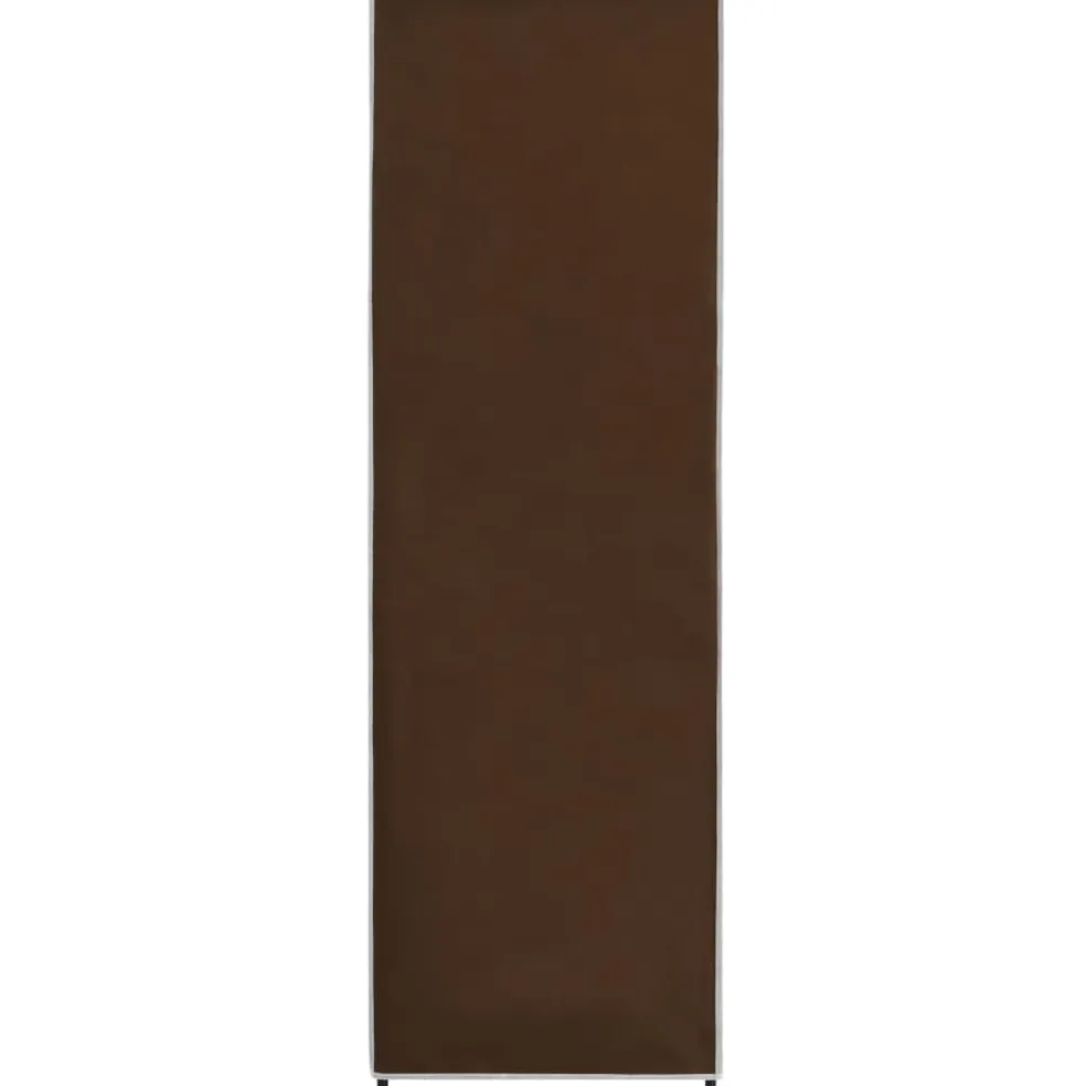 vidaXL Kledingkast 87x49x159 cm stof bruin