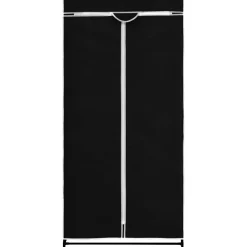 vidaXL Kledingkast 75x50x160 cm zwart