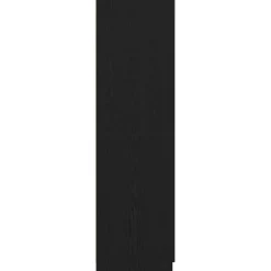 vidaXL Kledingkast Zwart Eiken 80 x 52 x 180 cm Bewerkt hout