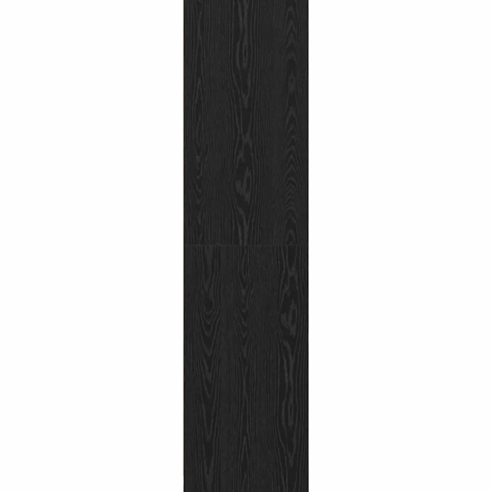 vidaXL Kledingkast Zwart Eiken 50 x 50 x 200 cm Bewerkt hout