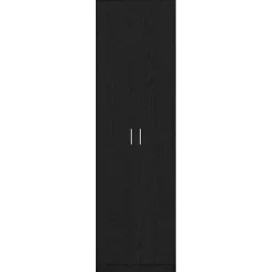 vidaXL Kledingkast Zwart Eiken 55 x 25 x 189 cm Bewerkt hout