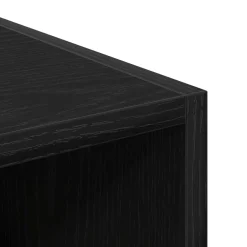 vidaXL Kledingkast Zwart Eiken 30 x 50 x 200 cm Bewerkt hout