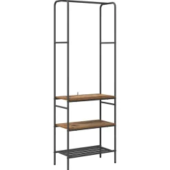 vidaXL Kledingrek Oud hout 60 x 30 x 171 cm Bewerkt hout