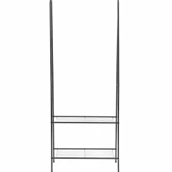 vidaXL Kledingrek 59x35x150 cm zwart