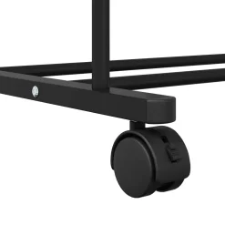 vidaXL Kledingrek Zwart 80 x 53 x 156 cm