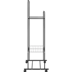 vidaXL Kledingrek Zwart 80 x 53 x 156 cm