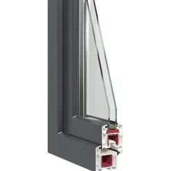 vidaXL Kleur binnenkant kelderraam Wit RISOR 60 x 40 cm