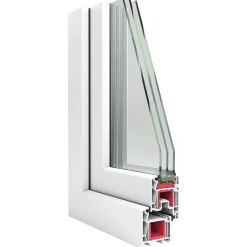 vidaXL Kleur binnenkant kelderraam Wit RISOR 60 x 40 cm