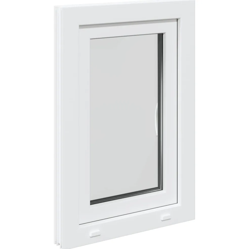 vidaXL Kleur binnenkant kelderraam Wit RISOR 50 x 75 cm