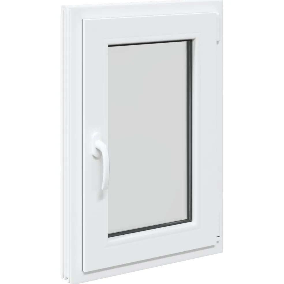 vidaXL Kleur binnenkant kelderraam Wit RISOR 50 x 75 cm