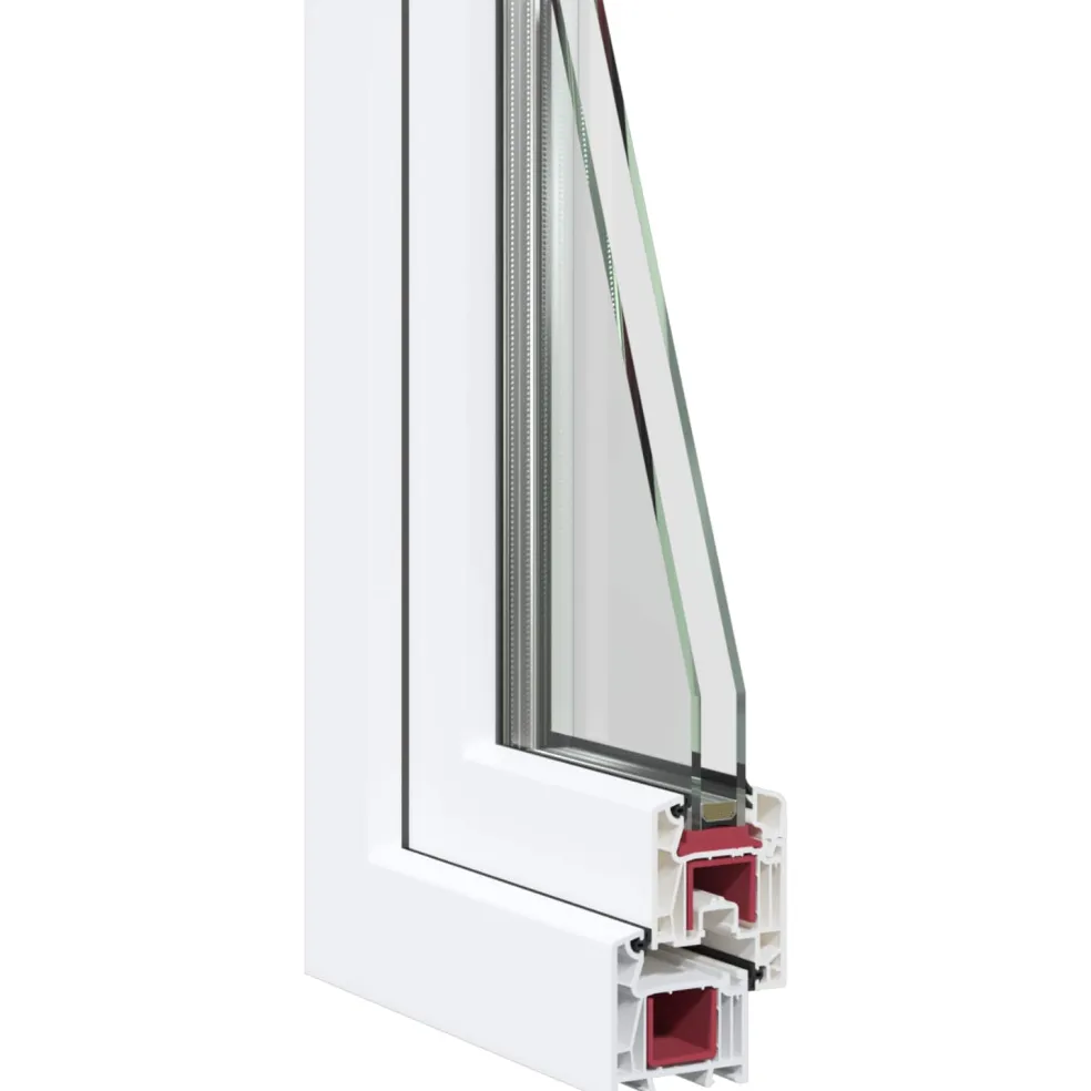 vidaXL Kleur binnenkant kelderraam Wit RISOR 50 x 75 cm