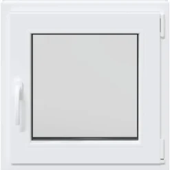 vidaXL Kleur binnenkant kelderraam Wit RISOR 50 x 50 cm