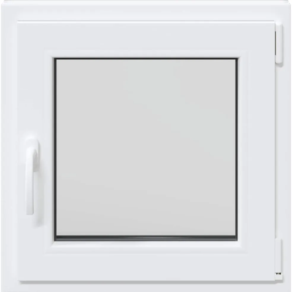vidaXL Kleur binnenkant kelderraam Wit RISOR 50 x 50 cm
