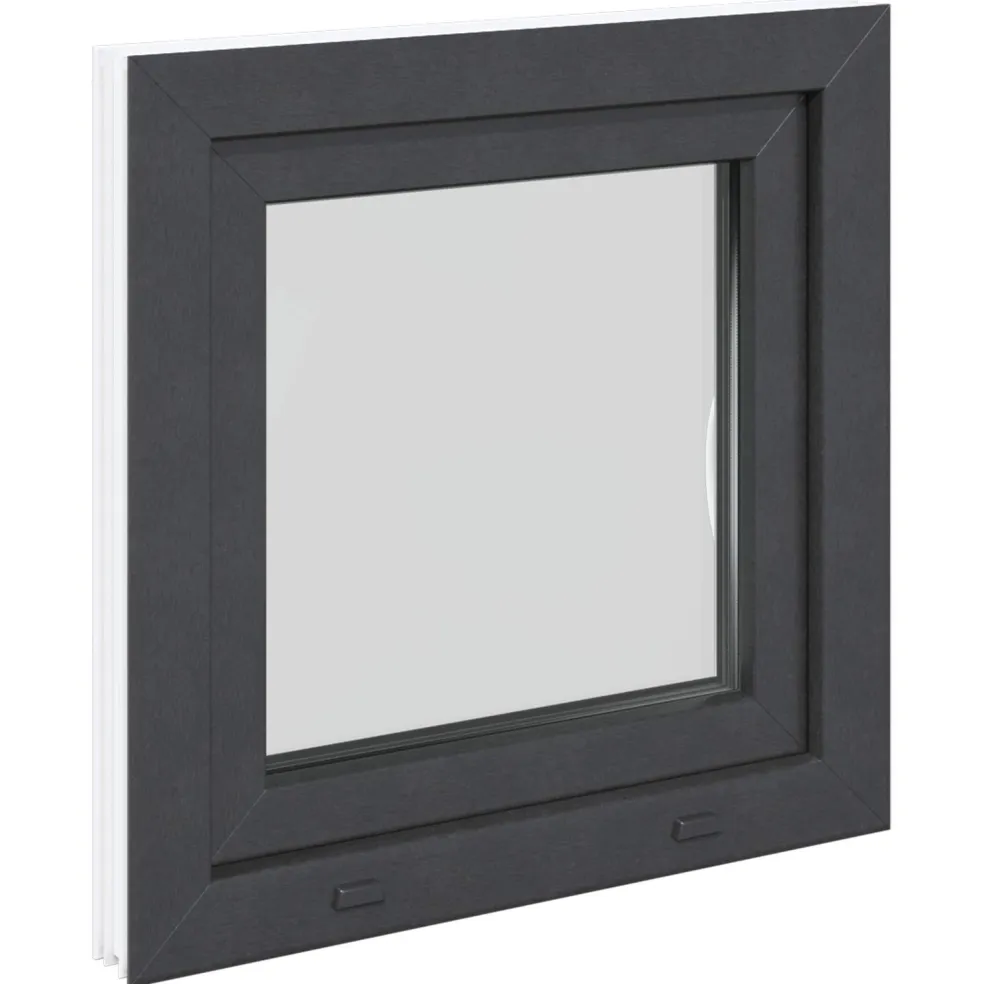 vidaXL Kleur binnenkant kelderraam Wit RISOR 50 x 50 cm