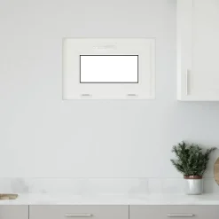 vidaXL Kleur binnenkant kelderraam Wit RISOR 50 x 50 cm